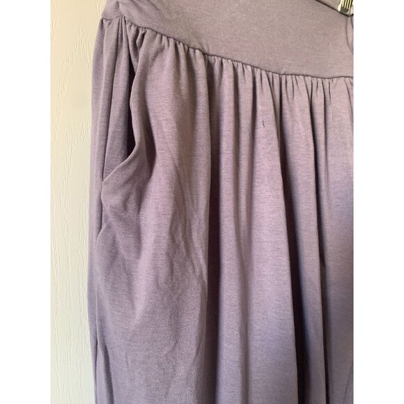 Ficerd Womens Lavender Lounge Pants With High Waist & Pockets Soft Stretch Mater - Picture 3 of 4